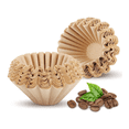 thumbnail image 3 of 300 Pcs 1-4 Cup Basket Coffee Filters Basket Filters Disposable Paper Coffee Filters for Home Office Use Brown, 3 of 8