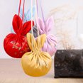 thumbnail image 2 of keepw Drawstring Bag Embroidered Jewelry Bags Multifunctional Perfume Satchel Decorative Household Wedding Wide Application Red Pink, 2 of 6