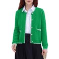 thumbnail image 1 of BeautyIn Cardigans pour Femmes Pull Tricoté Boutonné Manteau Polyvalent d'Hiver, 1 of 4