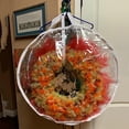 thumbnail image 3 of Sac Guirlande Fenêtre Transparente Portable PVC Contenant de Rangement pour Couronne des Fêtes pour la Maison, 3 of 8