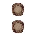 thumbnail image 4 of Baohd Housse de Chaise d'Ordinateur Housse de Chaise Pivotante Rotative pour Chaise Housse de Coussin Rouge Brique 2 Ensembles, 4 of 6
