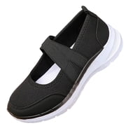 RXMEKW Slip-On Sneakers for Women with Wedge Heel and Mesh Upper, Breathable Casual Walking Shoes for Everyday Wear