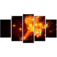 thumbnail image 1 of Design Art Running Fire Horse Canvas Print, 1 of 3