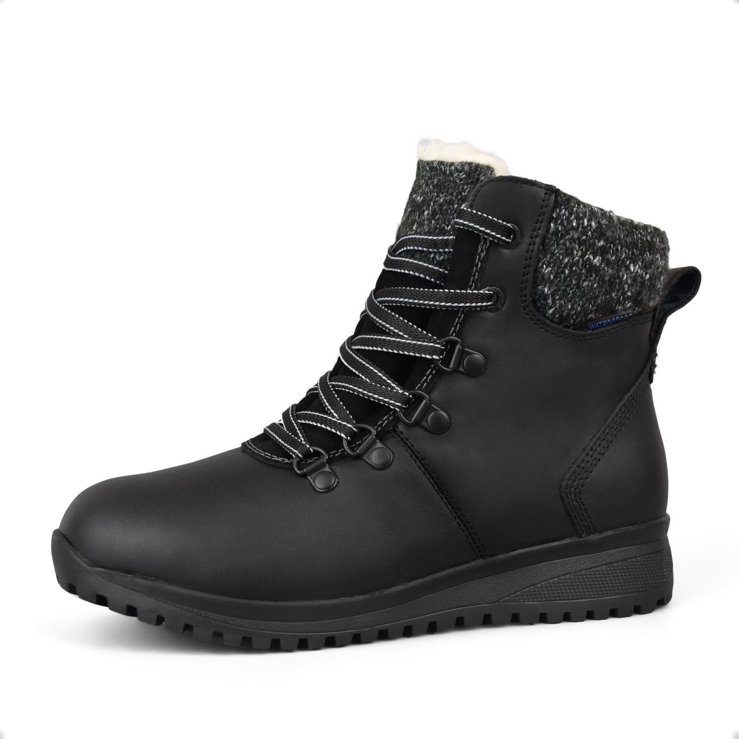 Comfy Moda Bottes d'Hiver Imperméables pour Femmes, Style Collège