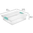 thumbnail image 2 of Sterilite 5.7 Qt. Plastic Stackable Storage Bin w/Clear Latch Lid (12 Pack), 2 of 11
