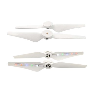 Milaget 4 White LED Light Propellers Props Self Lock for 3/4/4 Pro Quads