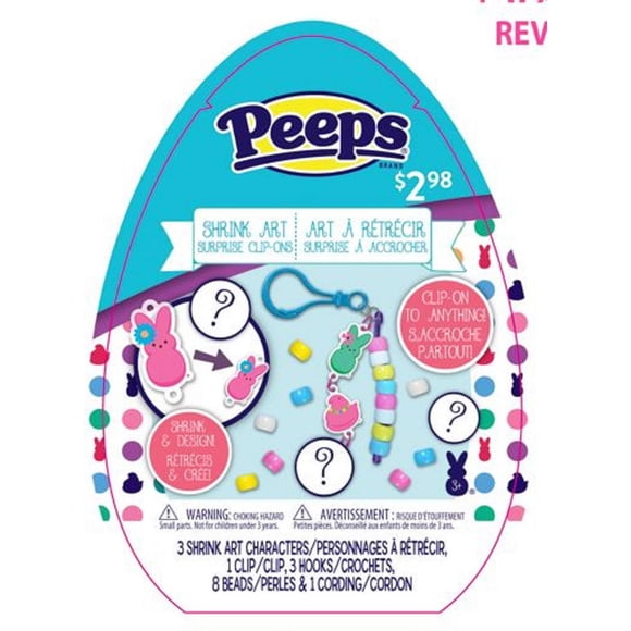 Peeps Shrink Art Surprise Clip-On Activity
