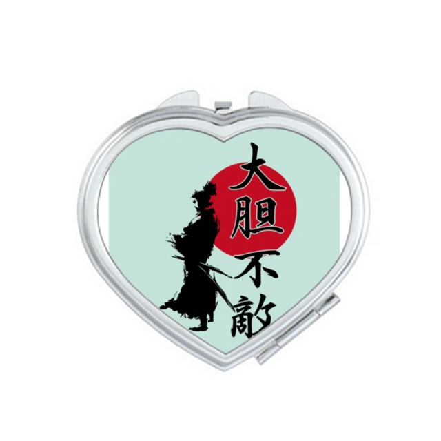 Character Courage Xiake Japan Mirror Travel Magnification Portable Handheld Pocket Makeup