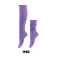 thumbnail image 4 of Decodeary 2pcs Enjoy Long Service Life With Slouch Socks Designed For Wear-resistant Light Purple 1Set, 4 of 6