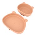 thumbnail image 1 of 4pcs Kids Dinnerware Set Toddler Utensils And Toddler Plates Panda Shape Plate, 1 of 8