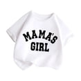 thumbnail image 2 of Catégorie de Produit Hauts, T-Shirts et Chemises pour Filles / Titre du Produit T-Shirt Fille Mignonne à Imprimé Graphique Col Rond Manches Courtes T-Shirt d'Été Décontracté, 2 of 4