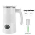 thumbnail image 2 of 110V US Plug 4-in-1 Electric Milk Frother Maker with 400W Power, 304 Stainless Steel Jug, 350ml Hot Milk Capacity, IPX2 Waterproof, 4 Modes (Thick/Warm/Light Foam, Heating Milk), <49dB Low Noise,, 2 of 6