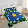 thumbnail image 4 of Erosebridal Camper Adventure Bedding Twin Comforter Set, Happy Camping Down Comforter, Rustic Farmhouse Decor, Reversible, 4 of 7