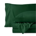 thumbnail image 1 of Ivy Union Microfiber Sheet Set - Breathable - Deep Pocket, Full XL, Forest Green, 1 of 6