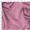 thumbnail image 4 of Soimoi Pink Cotton Cambric Fabric Notes Musical Instrument Print Fabric by the Yard 56 Inch Wide, 4 of 5