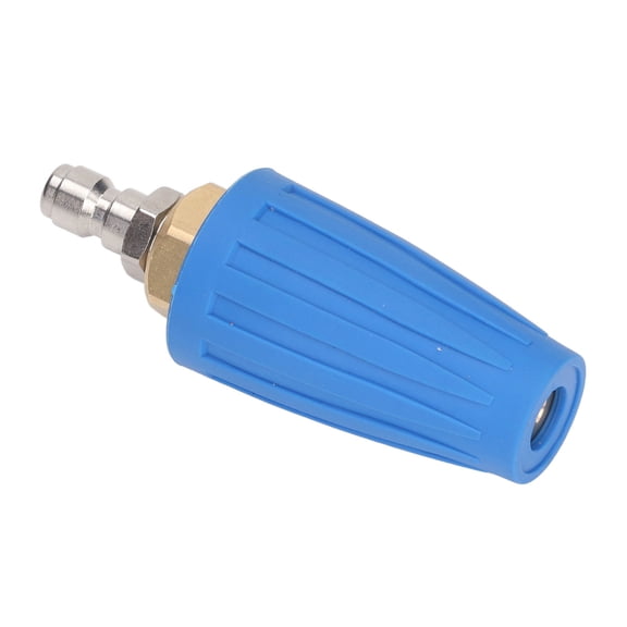 Buse de Laveuse Haute Pression, Connecteur Rapide 1/4 Po Buse Rotative en Laiton Céramique pour Ferme Trou 045