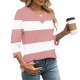 thumbnail image 4 of Fewfanhot Hauts pour Femmes Mode d'Automne Col en V Tenue de Bureau Décontractée Tunique Chandail Tenues, 4 of 9