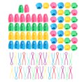 thumbnail image 4 of Fdit Sewing Supplies,90Pcs Bobbin Thread Buddies Silicone Clamps Fixing Clips Plastic Sewing Supplies, 4 of 10