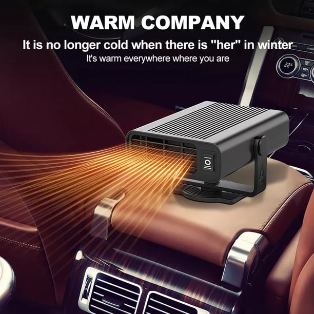 car cigarette lighter air conditioner Qwtwty 12v Heater Portable Car Heater Car Heater And Defroster Car Heater That Plugs Into Cigarettes Degree Adjustment It starts working in under 60 seconds of engine heating Camping Air Cooler Cigarette Lighter