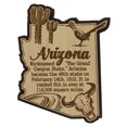 thumbnail image 5 of USA Arizona State Map Wooden Magnet Souvenir Fridge Magnet Gift, 5 of 5
