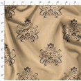 thumbnail image 4 of Soimoi Poly Georgette Fabric Ogee Damask Print Fabric by Yard 42 Inch Wide, 4 of 5