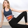 thumbnail image 3 of Red Waist Belt Rechargeable Fever Massage Warm Heating Belt, 107cm Neoprene with Digital Controller,Red Light Heat Therapy and Vibration Modes Red Light Belt, 3 of 6