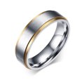 thumbnail image 2 of Wedding Band Ring for Women Men Engagement,Middle Matte Finished, 2 of 4