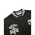 thumbnail image 4 of Minecraft Boys Black Creeper Varsity Jacket (13-14 Years), 4 of 6