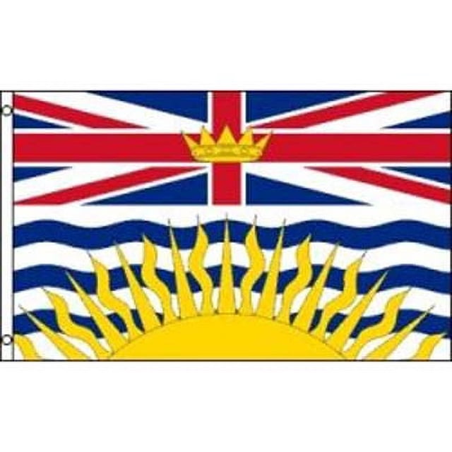 10483 - Drapeau SOUVENIR de la Colombie-Britannique 3 X 5 Pi