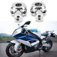 thumbnail image 3 of Fugacal Motorcycle Handlebar Riser,Motorcycle Handlebar Riser 25mm CNC Universal Motorcycle Handlebar Clamp Round Head with Stripe Handlebar Lifter,Handlebar Riser, 3 of 8