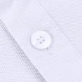 thumbnail image 4 of Hiiyo Kids Little Girls Short Sleeve Polo Shirt Children Solid Color Basic Unisex Polos, 4 of 6
