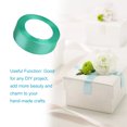 thumbnail image 2 of Decodeary Gift Wrap Ribbon Wedding Clothes Making Supply Multi-color DIY Craft Accessories Festival Fabric Polyester Ribbons Box Ornaments Peacock Green 54, 2 of 9
