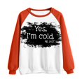 thumbnail image 4 of 2023 Chandail en Molleton Mode pour Femmes 50 % de Réduction Liquidation T-shirt Imprimé Manches Longues Blouse Col Rond Hauts Décontractés Chandail en Molleton, 4 of 5