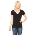 thumbnail image 1 of Bella + Canvas Ladies' Jersey Short-Sleeve Deep V-Neck T-Shirt, 1 of 5
