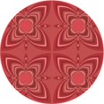 thumbnail image 1 of Ahgly Company Machine Washable Indoor Round Transitional Red Area Rugs, 6' Round, 1 of 7