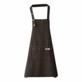 thumbnail image 1 of Canvas Apron Polyester Cotton Apron Cover Up Western Restaurant Hot Pot Shop Milk Tea Shop Work Clothes, 1 of 4