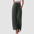 thumbnail image 2 of Women Pants Bell Bottoms Multi Colored Slim Trousers Ladies Work Leggings, 2 of 5