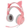 thumbnail image 4 of Gaming Headset, Detachable Cat Ear USB+3.5mm Plug Gaming Headphone Supports Volume Adjustment Microphone Mute For , For, 4 of 8