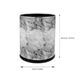 thumbnail image 2 of LOVEVER Paper Shredders for Home Use Marble Trash Can Office, 2 of 8