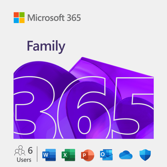 Microsoft 365 Family 12 Months plus 3 months Bilingual [Digital Download]