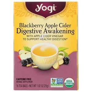 Yogi Tea - Blackberry Cider Réveillez-vous digestif, 16 Des sacs, 1.1 oz