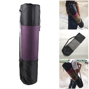 Breathable Mesh Yoga Mat Sleeve for Thick and Extra Long Exercise Mats with Adjustable Strap