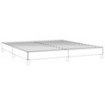 thumbnail image 2 of vidaXL Bed Frame Dark Grey 152x203 cm Queen Fabric, 2 of 6