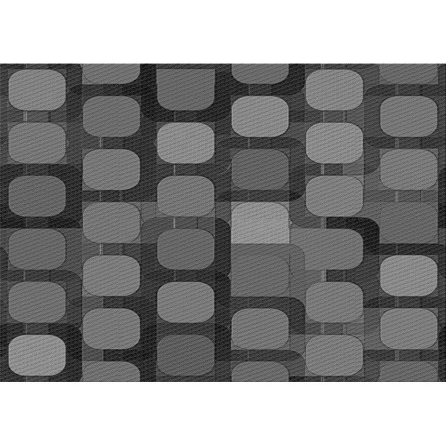 Ahgly Company Machine Washable Indoor Rectangle Transitional Gray Area Rugs, 6' x 9'