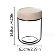 thumbnail image 3 of Glass Sealed Jar for Food Preservation Airtight Storage Container for Coffee Snacks and Dry, 3 of 5