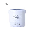 thumbnail image 2 of fastboy Car Rice Cooker Mini Cooking Tools 24V Multifunctional 1L Soup Electric Heater Travel Truck Lunchbox Food Appliance Machine 24V 24V/green 12V/White 12V, 2 of 6