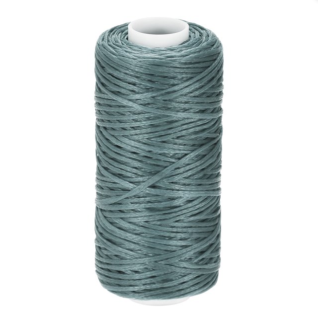 Unique Bargains Pastel Blue Polyester Waxed Leather Sewing Thread, 55 Yards
