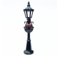 thumbnail image 4 of 2 Pcs Lampadaire de Rue Miniature de Noël pour Parc Banc Siège Mini Lampadaire Modèle Maison de Poupée Village de Noël Allée Jardin Féerique Accessoires, 4 of 9