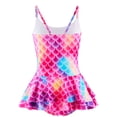 thumbnail image 4 of MIASHUI Girls' Swimsuit 1PC Swimsuit With Adjustable Shoulder Straps For Swimming Lessons Summer Hot Pink,5-6 Years, 4 of 9