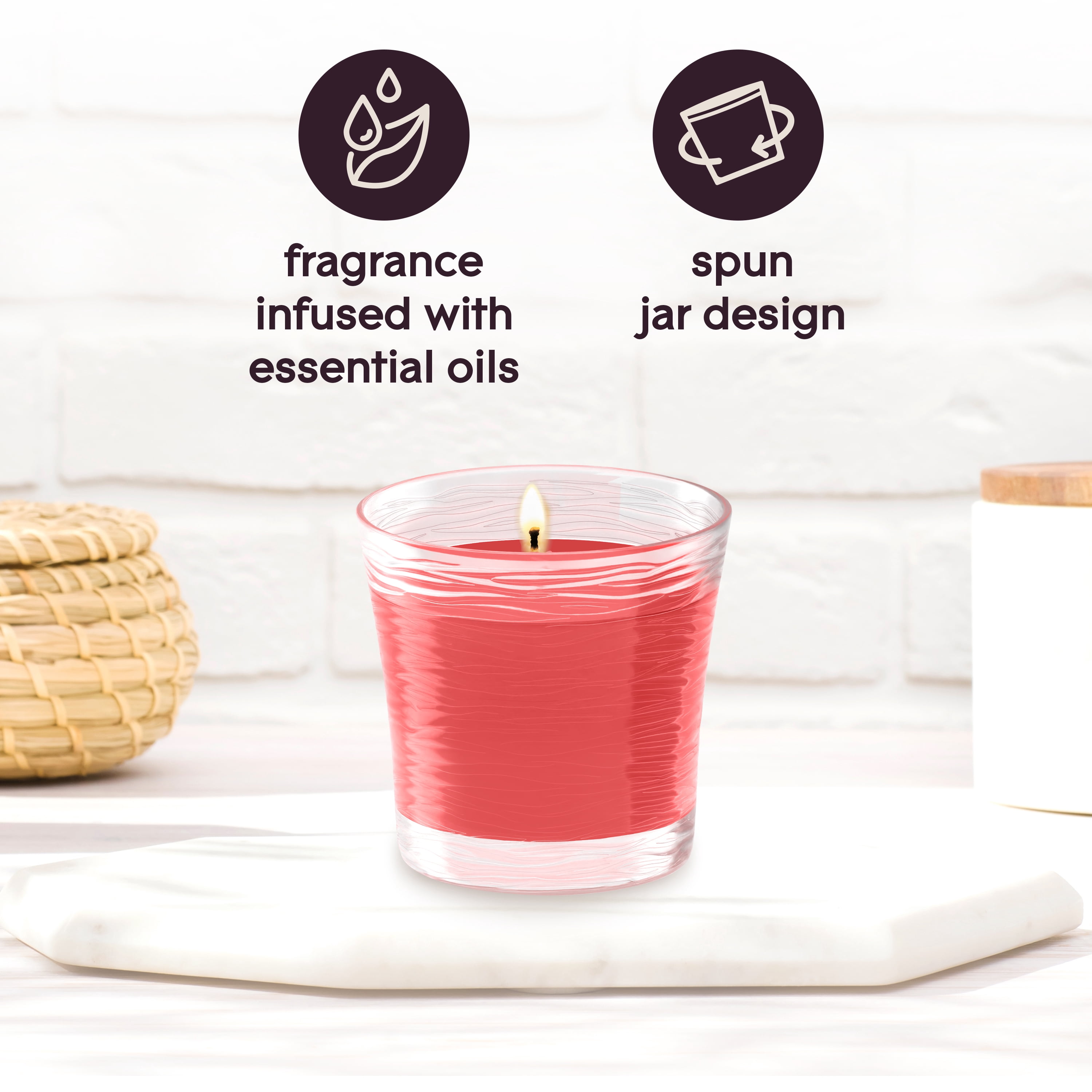 Glade® Chandelle parfumée, Éclat de Baies pétillantes